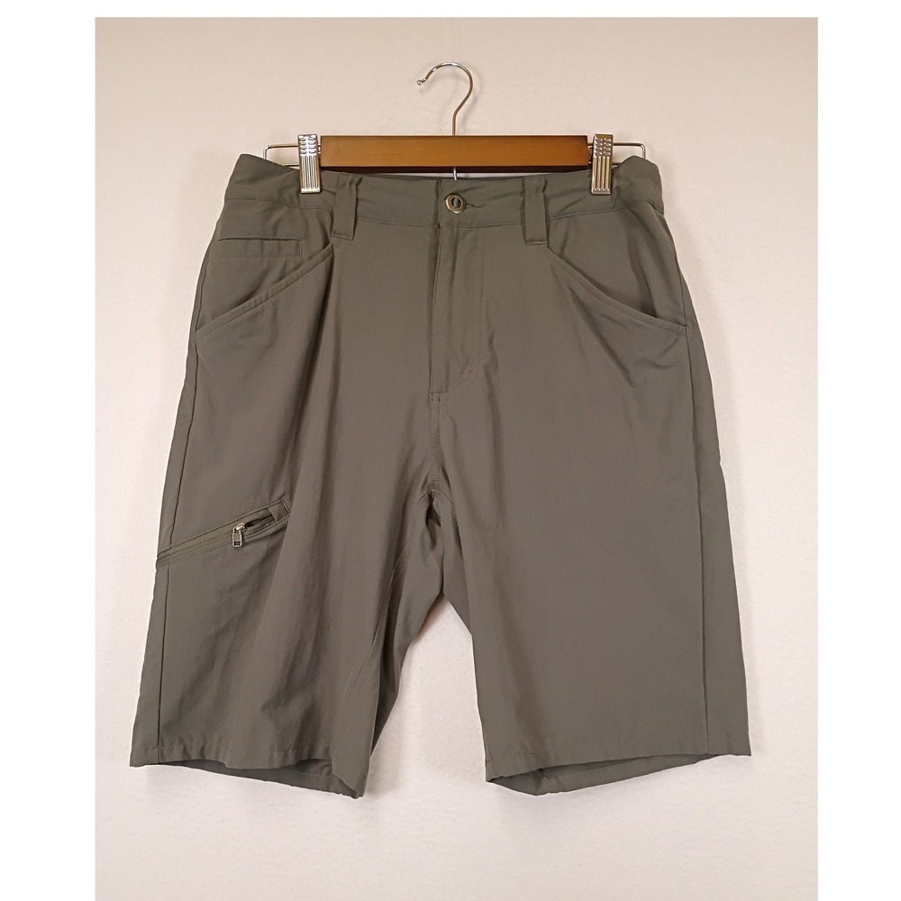 Gorpcore Patagonia Mens 30 Grey Quandary Hiking Technical‎ Stretch Shorts